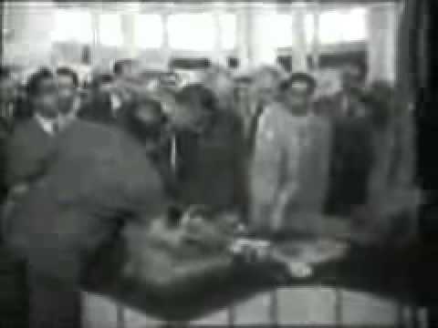عبد الناصر يزور المعرض الصناعي الألماني 1957