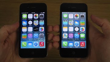 iPhone 4 iOS 7.1 Final vs. iPhone 4 iOS 7.0 - Opening Apps Speed Test