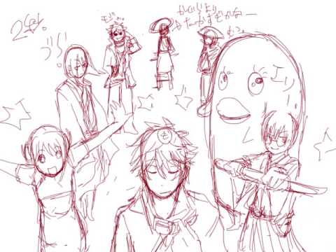 【手書き金魂】鰤Ｏｐ１で銀/魂【激しく未完成】