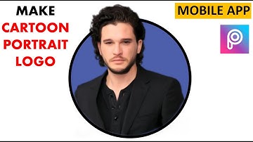 cartoon portrait picsart tutorial | cartoon logo for youtube | photo to cartoon effect & vector art