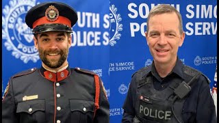 Procession, funeral ceremony for South Simcoe Police officers