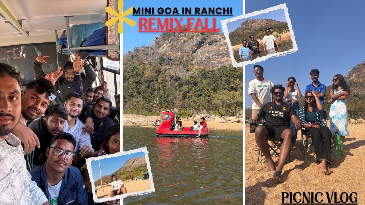 College Picnic Blast 🎉 | N.N. Ghosh B.Ed College Ranchi | Remix + Waterfall Vibes