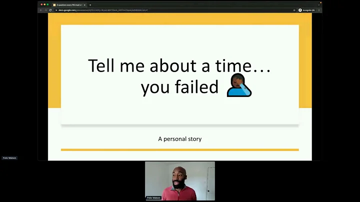 How to be a problem manager PM - Felix Watson