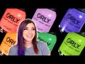 ORLY Electric Escape Neon Nail Polish Collection Swatch and Review || KELLI MARISSA