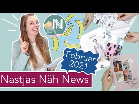 Nastjas Näh News Februar 2021 – Stoffe gestalten, Valentinstag, Highlights und mehr isimli mp3 dönüştürüldü.