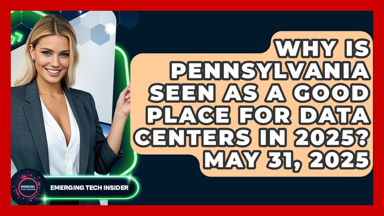 Why Is Pennsylvania Seen As A Good Place For Data Centers In 2025? May 31, 2025