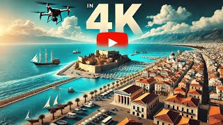 Nafplio City in Greece in 4K: A Breathtaking Drone Footage in Glorious 4K UHD 60fps