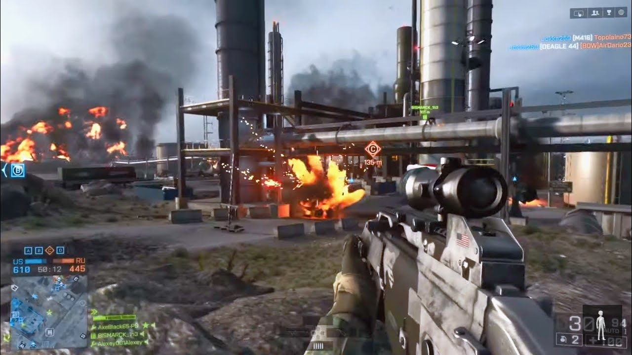 Battlefield 4: Operation Firestorm - Conquest Gameplay