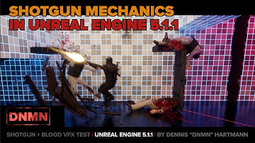 Unreal Engine Gore Shotgun Impacts Test like Resident Evil 4 (2023) - Game Work in Progress by DNMN