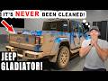Cleaning the ugliest jeep ever made