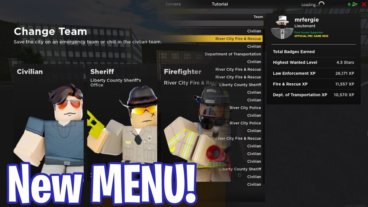 [Full Guide!] New ERLC MENU, Game Settings & MORE! Liberty County Update (Roblox) YouTube