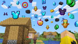 Minecraft, But It Rains Random OP Items..