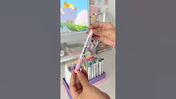 ✨🌷🤍 arrtx acrylic marker unboxing #stationery #arrtx #acrylic markers #unboxing