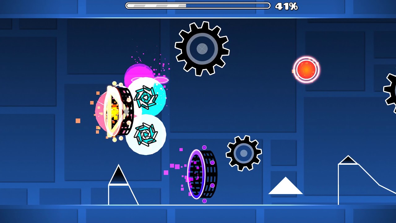 Meowter Space Layout by Koopazu & Zhender (me) - geometry dash