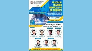 36th Live Webinar on “Practical Training Modules for CA Students”