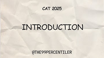 the99percentiler: Introduction to Quantitative Aptitude - How to crack QA in CAT?!