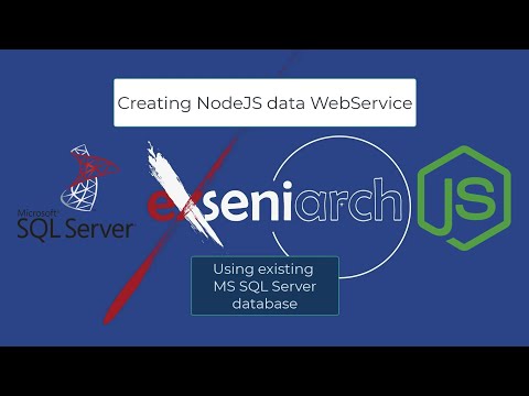 Creating NodeJS WebService - Existing MS SQL Database - Part 2 Creating RESTful API