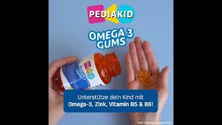 Pediakid Omega 3 Gums, neu, 19s, quadrat