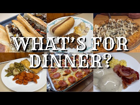 What’s For Dinner? || 7 REALISTIC WEEKNIGHT DINNERS || Bonus Dessert ?