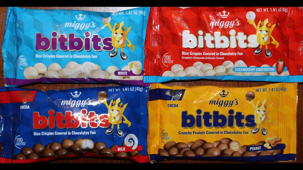 Miggy’s BitBits: White, Strawberry Cheesecake, Milk & Peanut Review