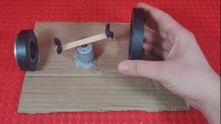 How to make a free energy generator with a magnet (self-rotating DC motor) - Amazing Tips