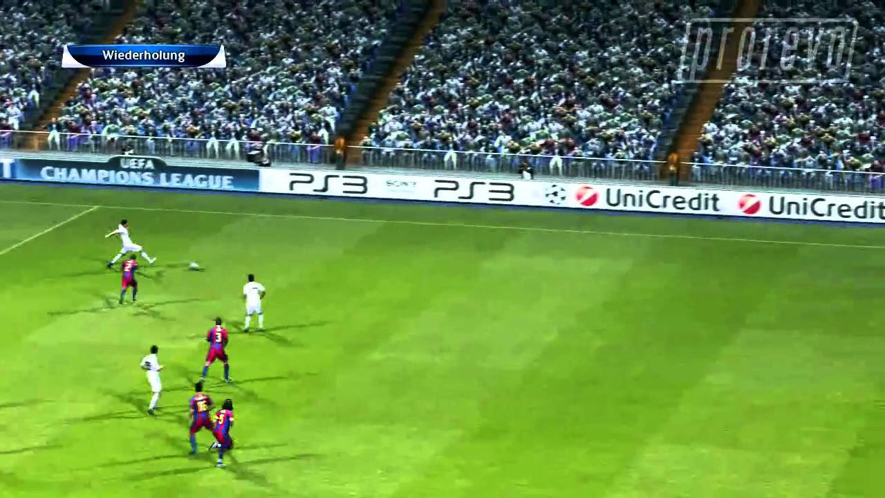 Real Madrid vs. FC Barcelona GAMEPLAY - PES2011 (FINAL CODE) - PC