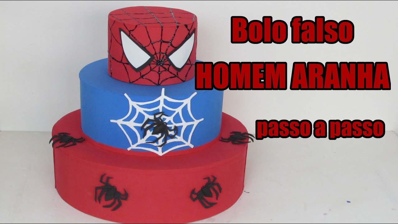 Desenho do Homem Aranha para pintar - Artesanato Passo a Passo!  Rosto do homem  aranha, Festa de aniversário do homem-aranha, Bolos do homem aranha