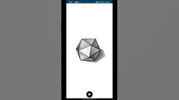 how to draw 3D hexagon easy