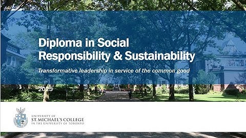 Overview of the Diploma in Social Responsibility and Sustainability