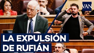 The COMPLETE EXPULSION of Rufián from the Congreso