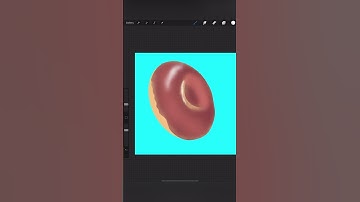 Draw donut in procreate| YouTube shorts| AS Design Hub