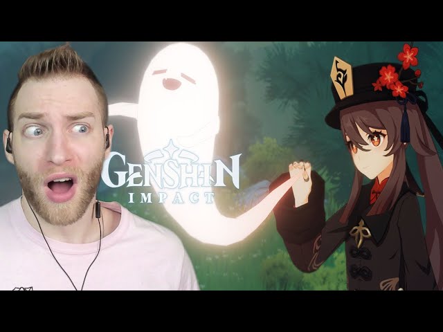 THE SPOOKY GIRL! Reacting to Character Demo - Hu Tao: Let the Living Beware Genshin Impact class=