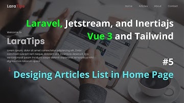 Part 5 - Designing Articles List on Home Page