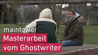 Bachelor oder Masterabschluss - Ghostwriter schreibt Abschlussarbeit | maintower