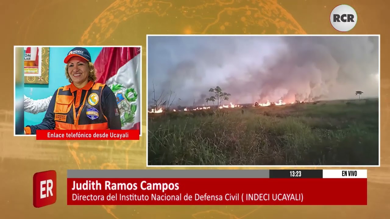 EVALUACIÓN DEL INCENDIO FORESTAL REGISTRADO EN EL DISTRITO DE MANANTAY – PUCALLPA – UCAYALI