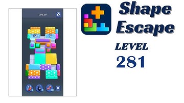🔥 Shape Escape Level 281 Walkthrough | Can You Solve It? 🧠💥