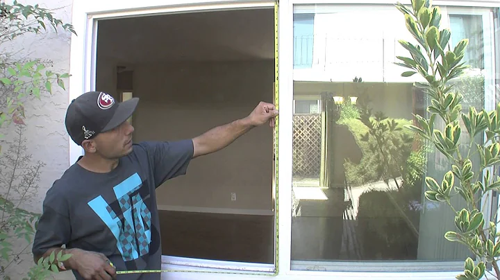 How to measure for new Window Screens by Bull's Glass And Screen