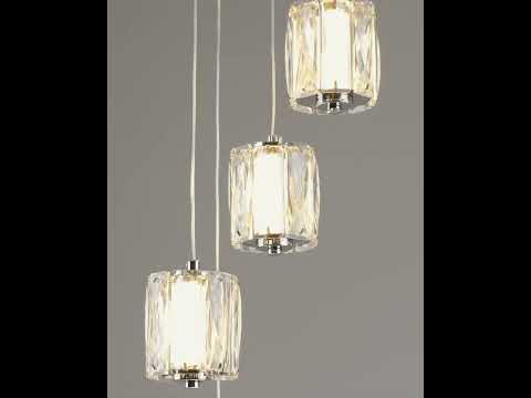 Светильник подвесной светодиодный V11718-PL Prismique, видео 1
