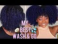 Gel + Coconut Water NO FRIZZ Wash 'n Go | BEST Definition + Moisture Natural Hair | KeraCare