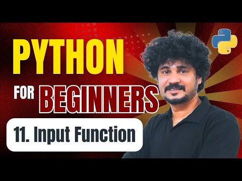 Python for Beginners | 11 Input Function