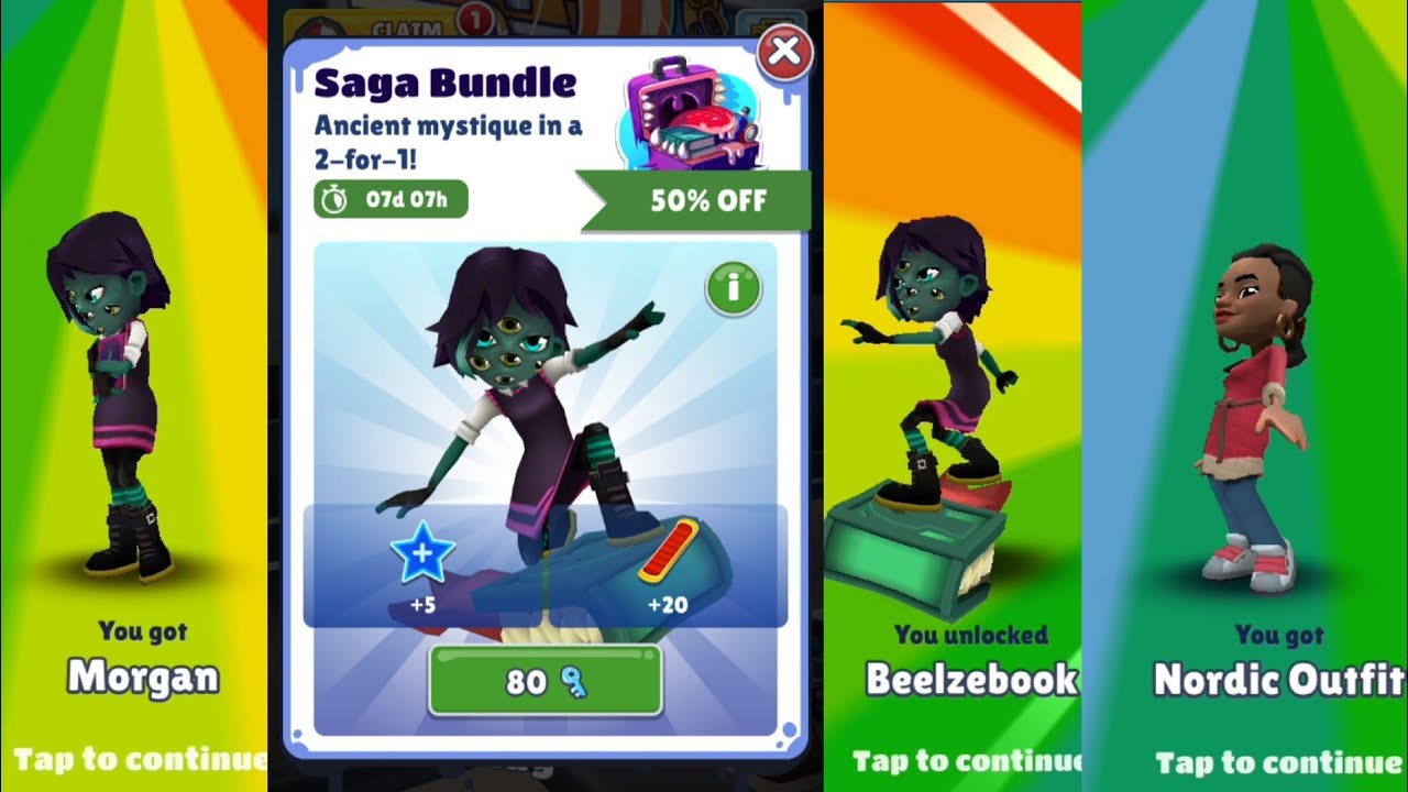 Unlocked Alexandre and Maeko - Free Bundle Special Subway Surfers 