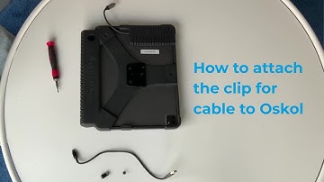 IRISBOND | How to attach the clip for cable to Oskol