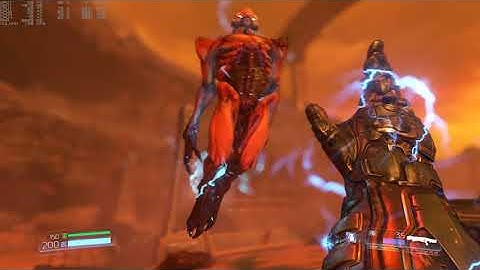 DOOM 2016 - Cut/Unused Glory Kill for the Imp (kill_front_chest_glory_egg)