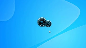 Neon CPU Meter Windows 7 Desktop Gadget