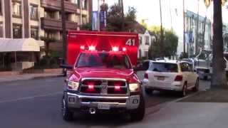 LAFD Rescue 41 + Rescue 858 + Engine 58