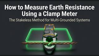 How to Measure Ground Resistance with a Clamp Meter (Stakeless Method)