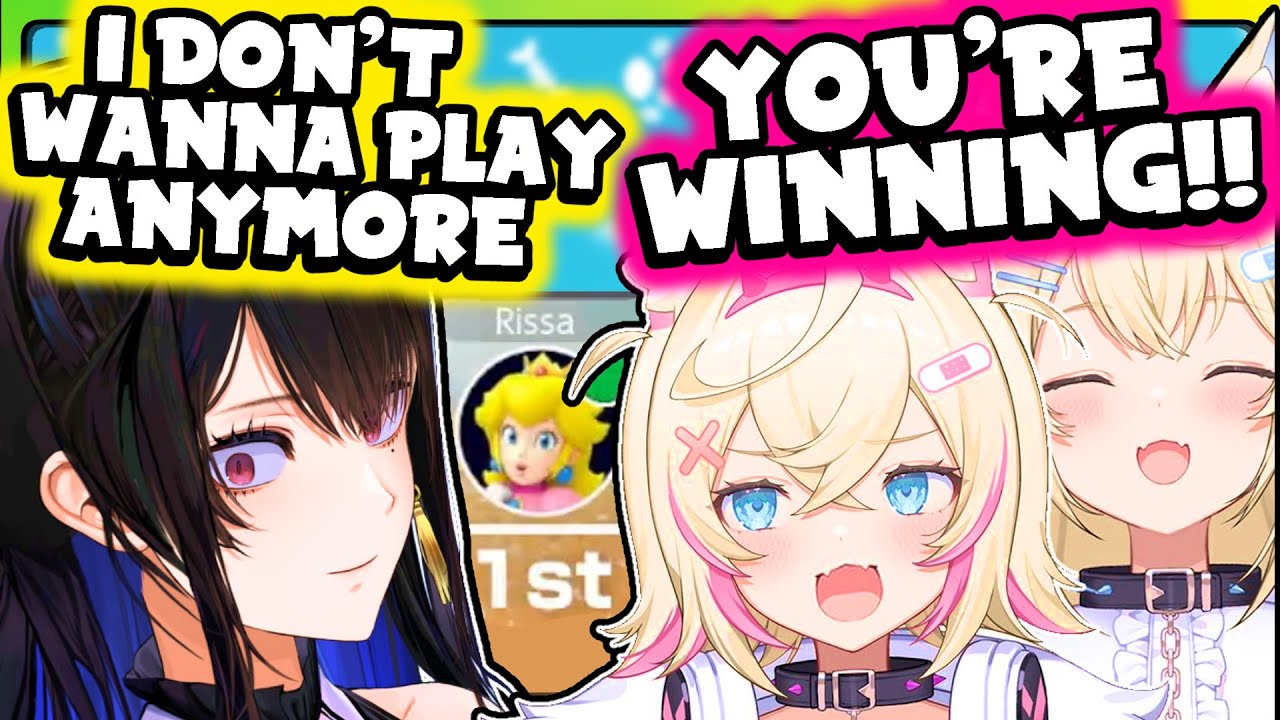 Nerissa can't handle the pressure of Fuwamoco trying to take her Stars in Mario Party