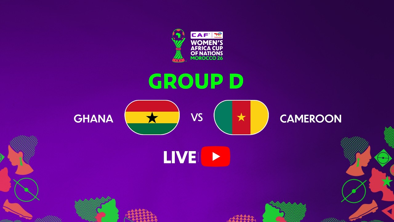 Ghana vs Cameroon | Group D | MD2 | #TotalEnergiesWAFCON2026