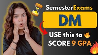 DISCRETE MATHEMATICS | STRATEGY | MOST REPEATED TOPICS | MOST IMP TOPICS | SEM-3 | IPU