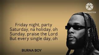 Burna Boy Ft Travis Scott - Tatata 
